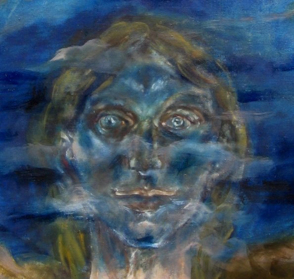 blue selfportrait